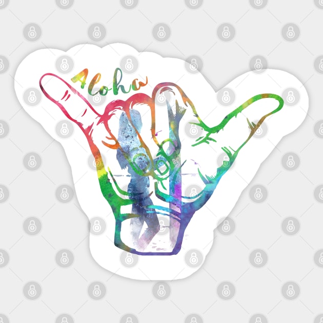 Shaka sign Sticker by RosaliArt